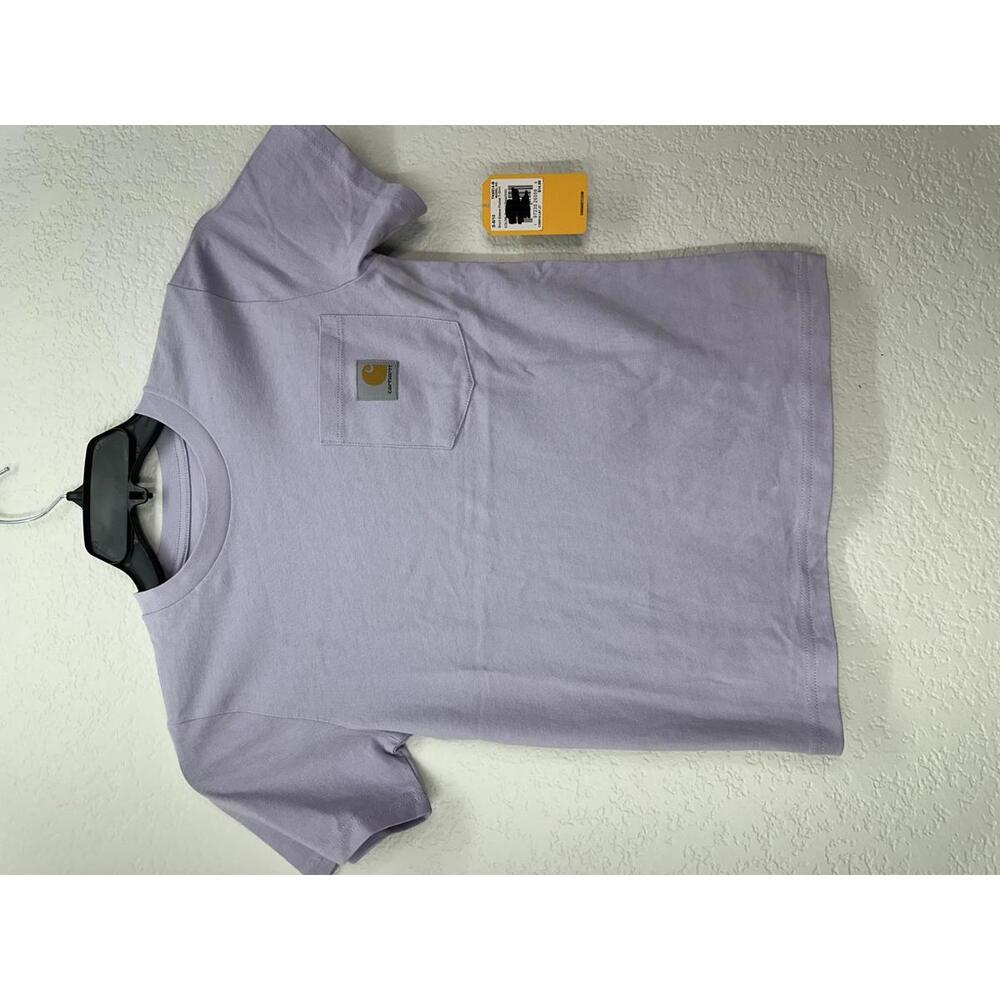 KIDS Carhartt Short-Sleeve Pocket T-Shirt Lilac S-8/10